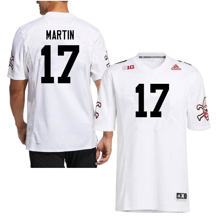 Men #17 Jalil Martin Nebraska Cornhuskers College Football Jerseys Sale-Strategy - Click Image to Close